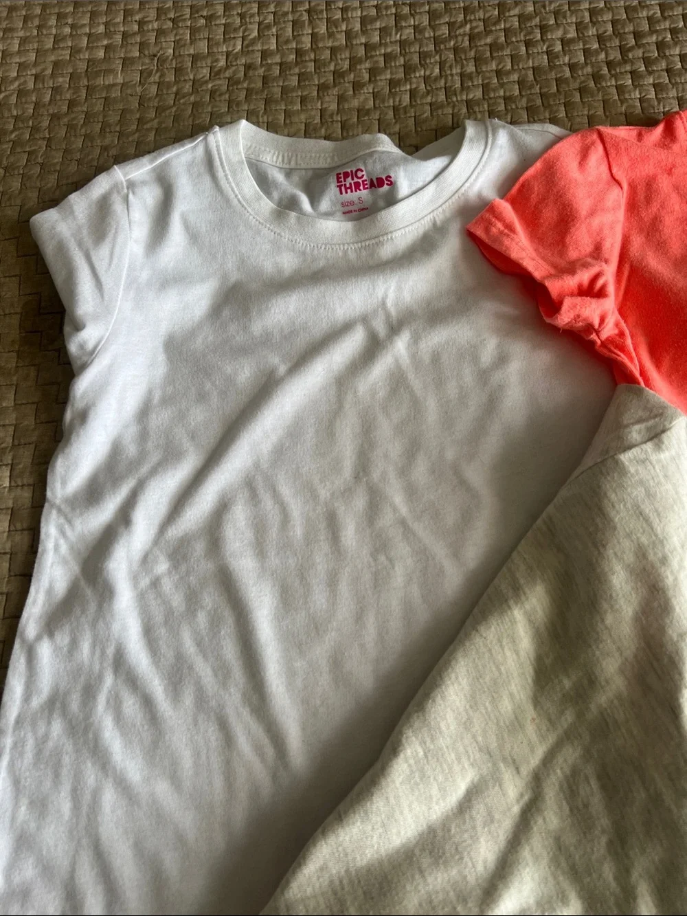 Girls set of 4 tees. Size S